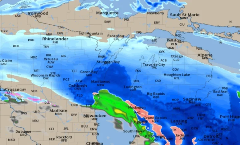 Winter Weather Advisory covers half of lower Michigan, up to 7 inches of snow expected