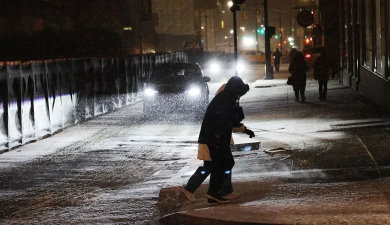 Winter storm slows post-Christmas travel in the Northeast