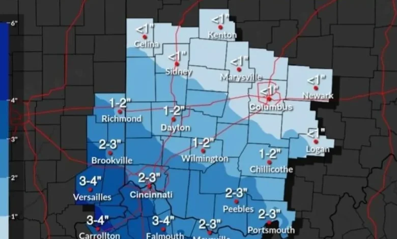 Winter storm watch issued for Columbus, central Ohio. See when snow will hit