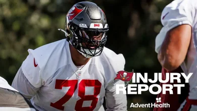 Wirfs, Nelson and Kancey Ruled Out