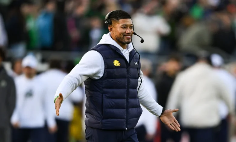 With Marcus Freeman generating potential NFL interest, Notre Dame AD wants to keep him