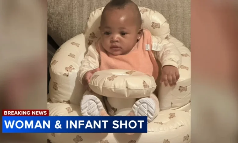 Woman, infant shot on North Robinson Street in West Philadelphia