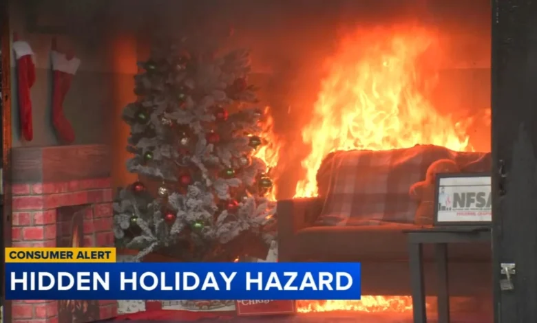 Woman who lost 6 family members in a Delaware fire warns about Christmas tree safety