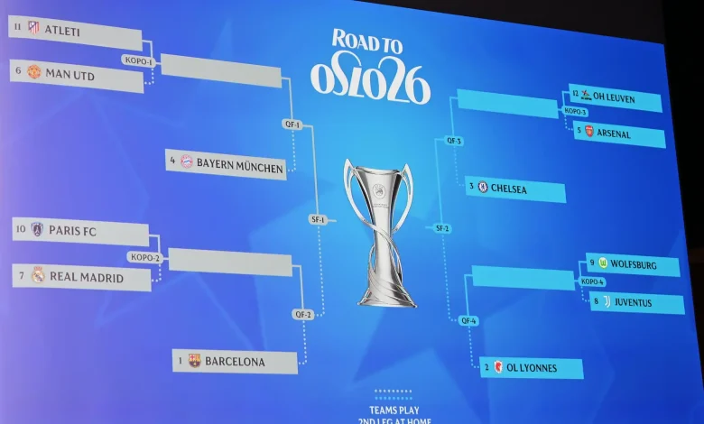 Women's Champions League knockout phase draw sets road to Oslo final | UEFA Women's Champions League