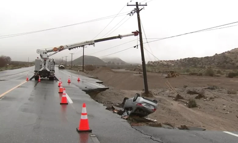 Wrightwood neighbors begin cleanup after Christmas Eve mudslide; thousands remain without power