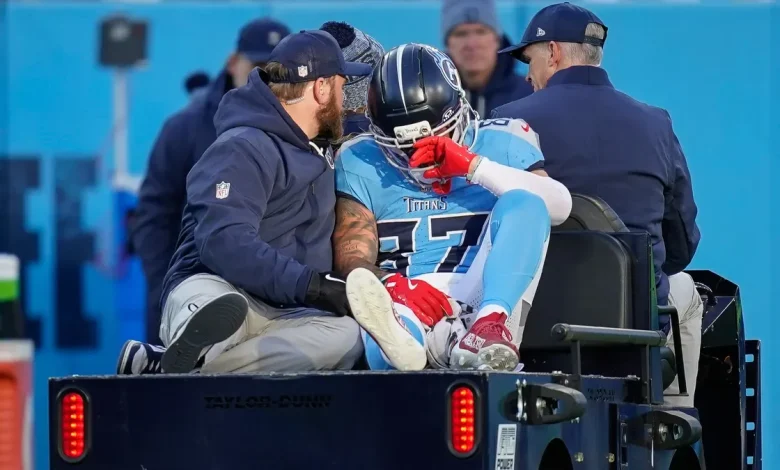 Xavier Restrepo injury update as Titans WR carted off vs Jaguars