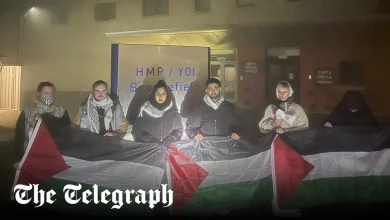 Zarah Sultana ‘will stand outside prison until Palestine Action hunger striker is treated’