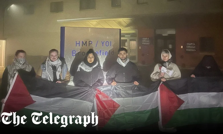Zarah Sultana ‘will stand outside prison until Palestine Action hunger striker is treated’