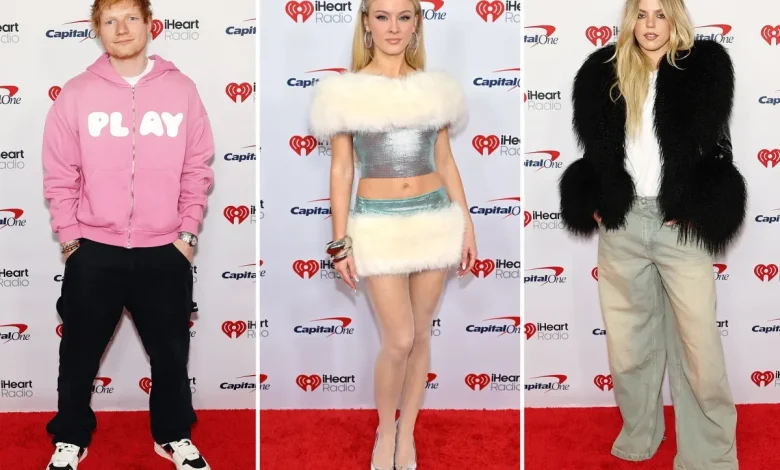 iHeartRadio Z100’s Jingle Ball 2025 red carpet: Ed Sheeran, Zara Larsson, Reneé Rapp and more