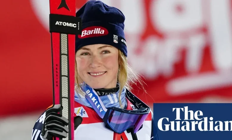 ‘This is not OK’: Shiffrin wins sixth straight slalom but rips ‘unsafe’ course