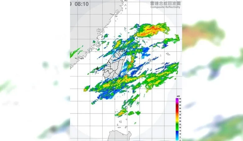 冬季罕見大量回波現身 鄭明典揭「南支槽+逆溫」天氣拉鋸戰
