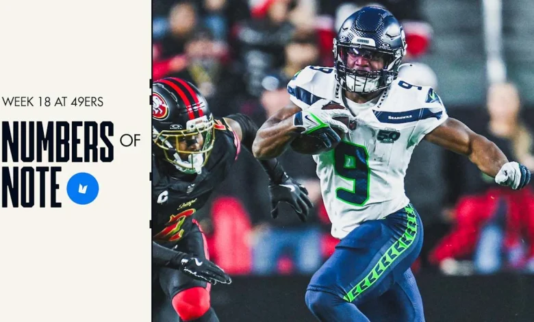 12 Numbers Of Note From The Seahawks’ Week 18 Win Over The 49ers - Seattle Seahawks