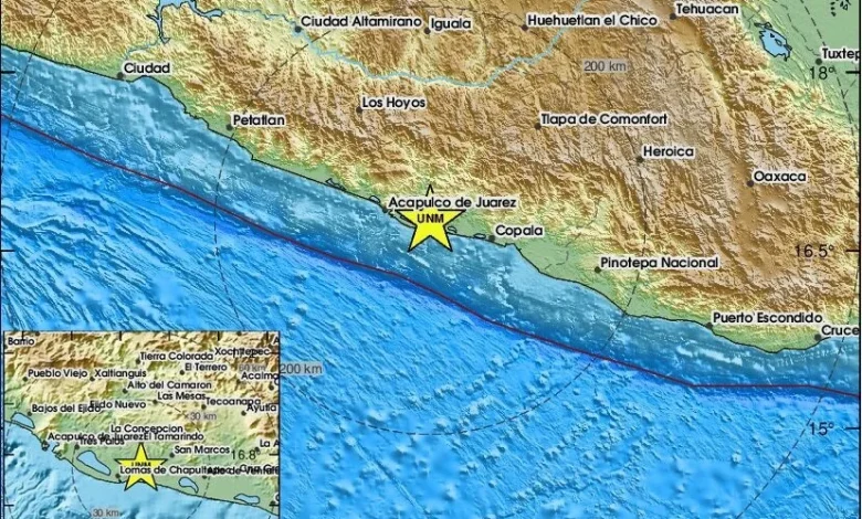 Earthquake with a preliminary magnitude of 6.5 rattles southern and central Mexico