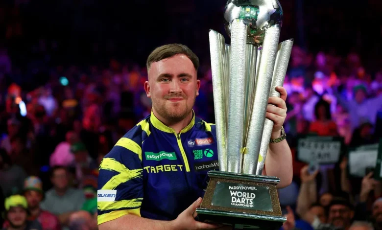 18-year-old Luke Littler wins World Darts Championship for second year in a row