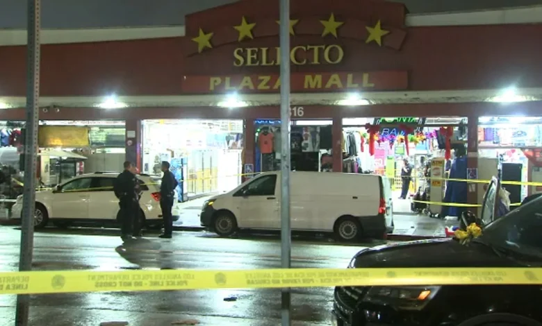 2 women shot, 1 fatally, outside Westlake swap meet; gunman at large, LAPD says
