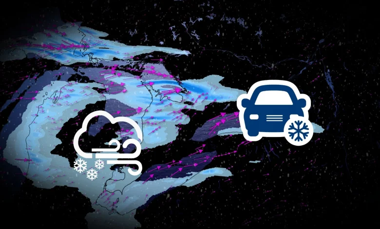 20-50 cm possible as dangerous snow squalls continue into Friday