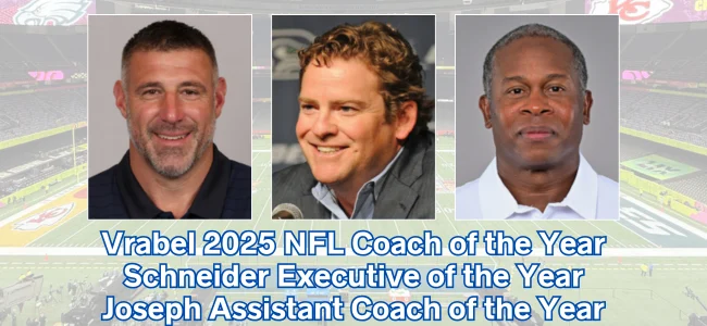 2025 Coach, Executive & Assistant Coach of the Year