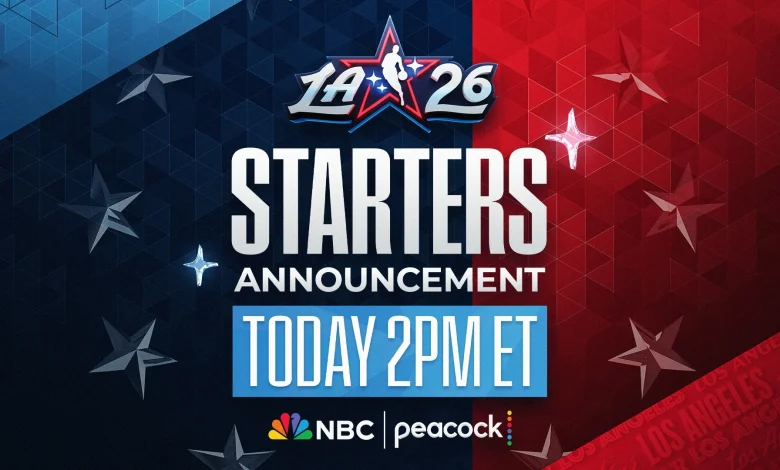 2026 All-Star starters to be announced today on NBC/Peacock at 2 p.m. ET