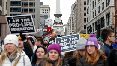 2026 March for Life rally in downtown Indianapolis