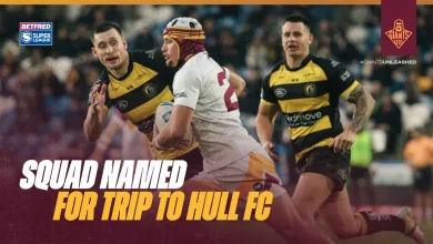 22-MAN SQUAD NAMED FOR HULL FC FRIENDLY