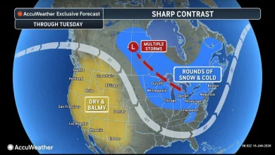 3 back-to-back 'clipper' storms forecast to bring snow and surges of cold air across the Midwest to the Northeast