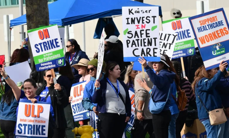 31,000 Kaiser Permanente health care workers in California, Hawaii go on strike