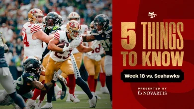 49ers Week 18 Saturday Night Showdown vs. the Seattle Seahawks