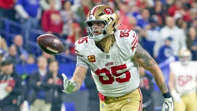 49ers vs. Eagles injury updates: George Kittle suffers Achilles injury