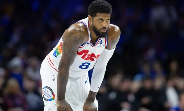 76ers' George banned 25 games for taking 'improper medication'