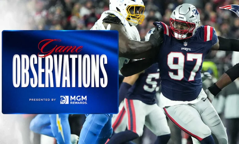 8 Takeaways From the Patriots Wild Card Win Over the Chargers on Sunday Night