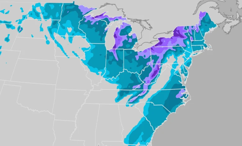 A Parade Of Snowy Systems This Week Brings Snow, Wind And Extreme Cold Across The East