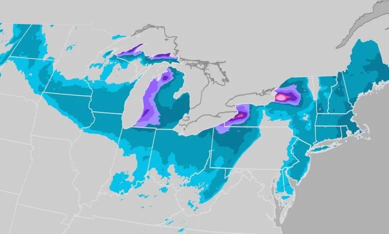 A Parade Of Snowy Systems Will Continue To Bring Snow, Wind And Extreme Cold Across The East This Week