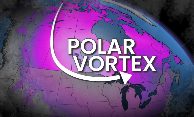 A major Arctic outbreak is building over Canada
