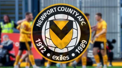 A night to forget for 10-man Newport in heavy defeat to Accrington
