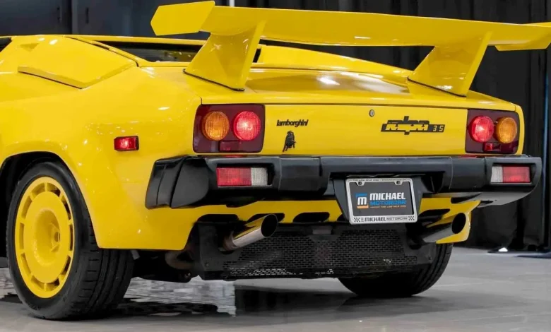 A rare Lamborghini Jalpa, co-starring Sylvester Stallone in the film Rocky, is for sale!