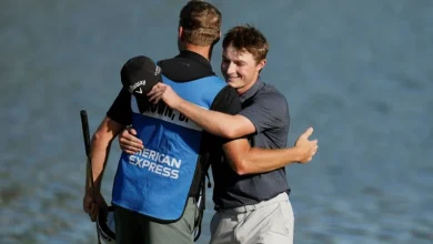 A teenage golfer is taking The American Express field by storm after historic second round