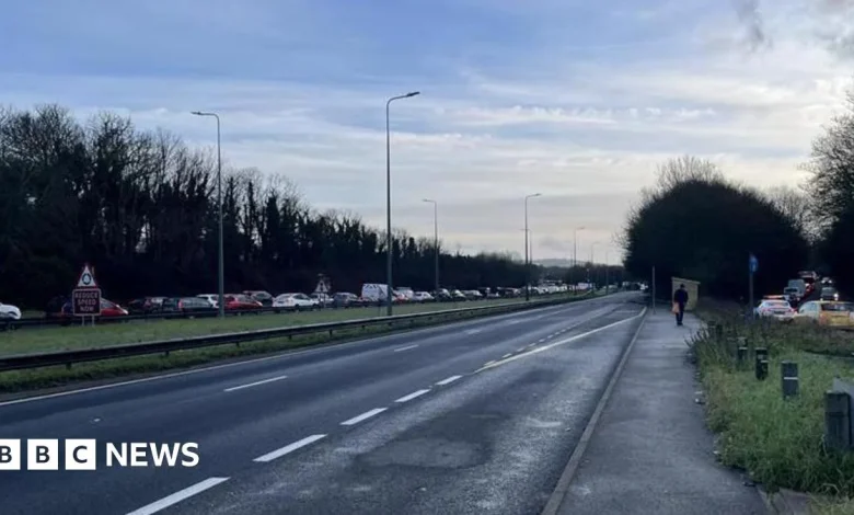 A27 crash: Road shuts westbound between Falmer and Brighton