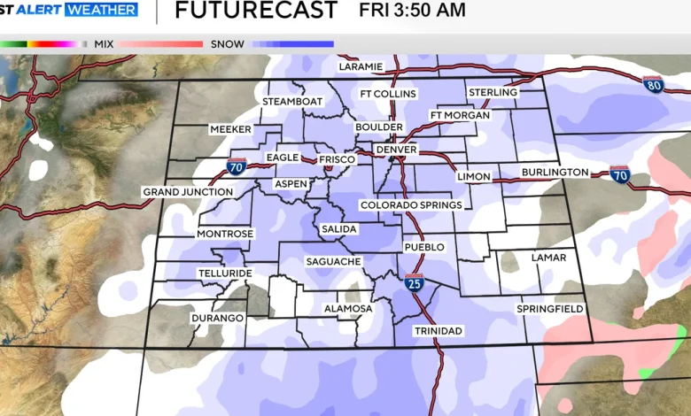 Accumulating snow is back in the forecast for Denver