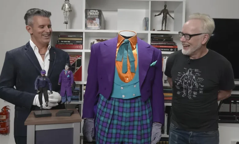 Adam Savage Takes a Close Look at the Original Joker Costume From Tim Burton’s BATMAN