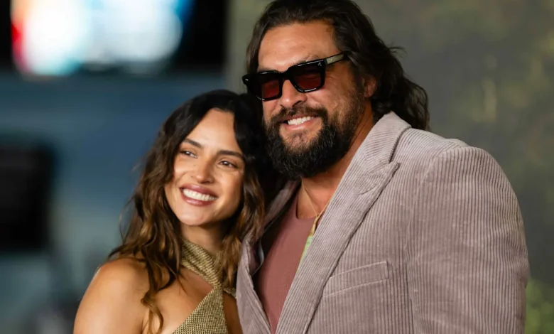 Adria Arjona Stuns in a Liquid Bodycon Dress With a Giant Chest Cutout for Jason Momoa Date Night