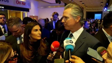 After Newsom trolls Trump in Davos, one of his events is cancelled