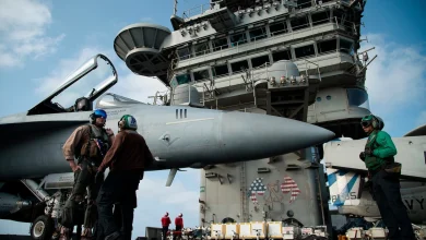 Aircraft carrier reaches Middle East, bolstering Iran options for Trump