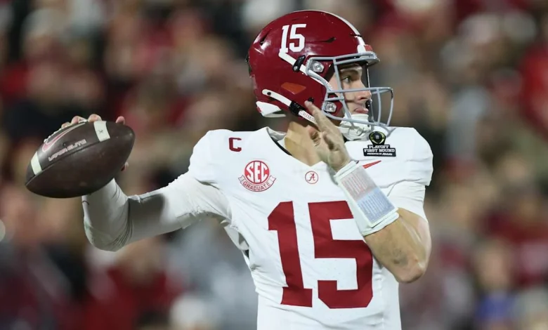 Alabama QB Ty Simpson announces intention to enter 2026 NFL Draft