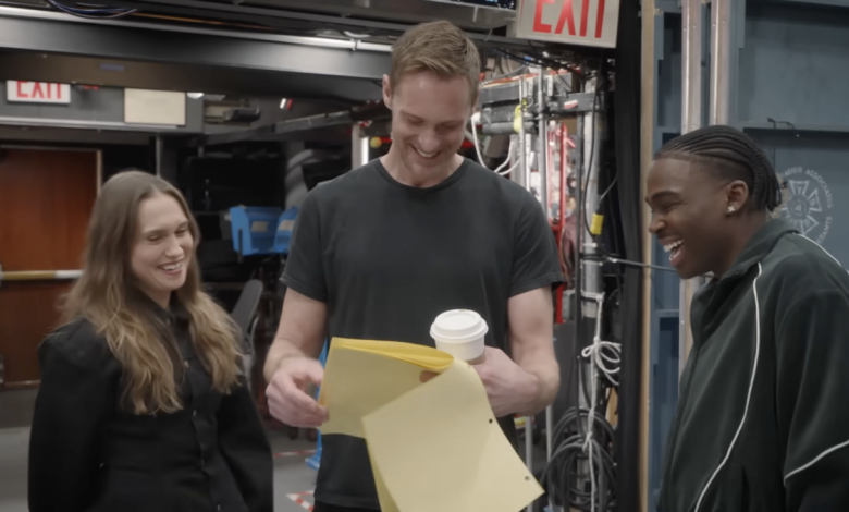 Alexander Skarsgård's 'SNL' promo sees him helping the cast in 1 specific area
