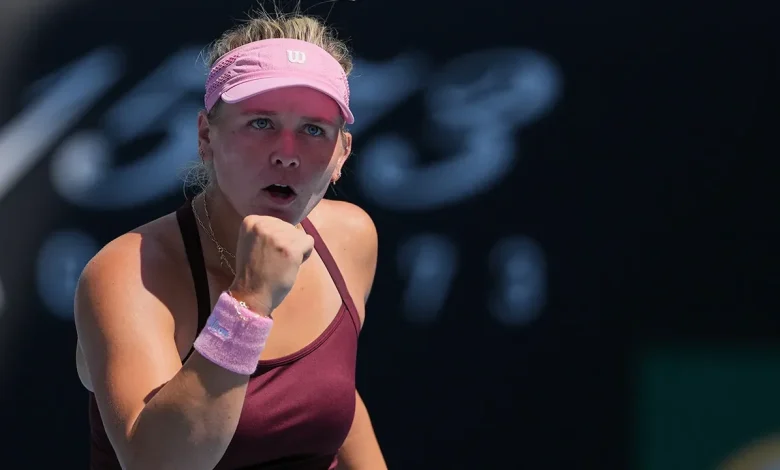 American tennis player has request for Australian Open fan who 'barked' at her in upset win