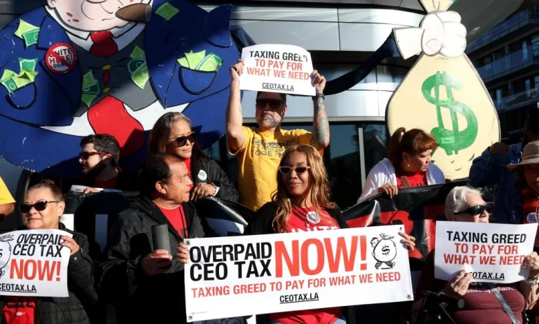 Amid rising costs, California and L.A. initiatives aim to tax the ultra-rich