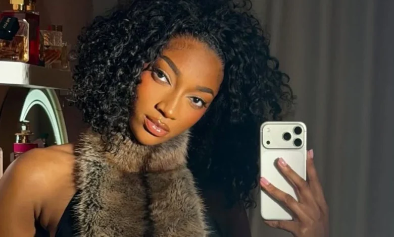 Angel Reese’s Fanci Club Fur Minidress Is New Year Done Chic