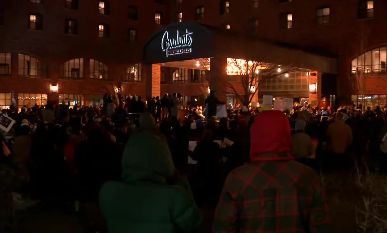 Anti-ICE protests continue with demonstrations at Graduate hotel, Whipple Federal Building