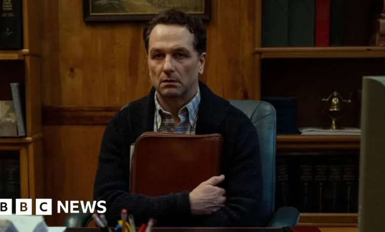 Apple TV's Widow's Bay star Matthew Rhys plays mayor of cursed town