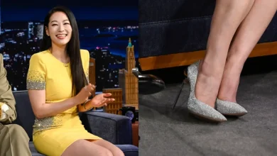 Arden Cho Brings Sparkle to ‘Jimmy Fallon’ With Casadei Pumps